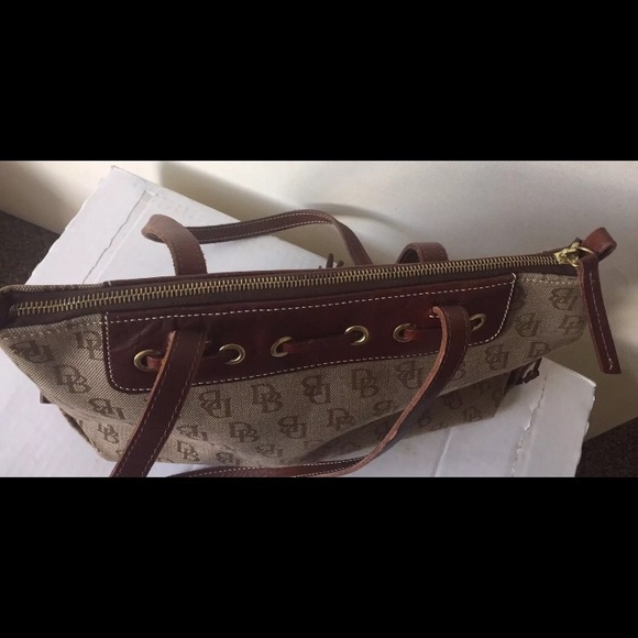 DOONEY BOURKE Bag Purse Signature DB Leather Tote - Picture 6 of 8